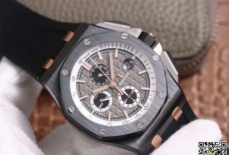 Audemars Piguet Royal Oak Offshore 26415CE.OO.A002CA.01 JF Factory 1:1 Best Edition Replica Watch Black Strap